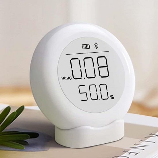 352 M30 Anti-interference Formaldehyde Detector Measuring Formaldehyde Indoor Formaldehyde Temperature Humidity White 352 M30 Anti-interference Formaldehyde Detector Measuring Formaldehyde Indoor Formaldehyde Temperature Humidity White