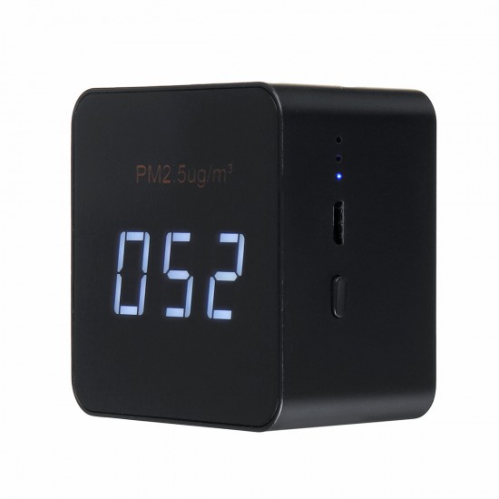 Air Quality Laser PM2.5 Monitor Detector HCHO TVOC CO2 Tester OLED Screen Home Air Quality Laser PM2.5 Monitor Detector HCHO TVOC CO2 Tester OLED Screen Home