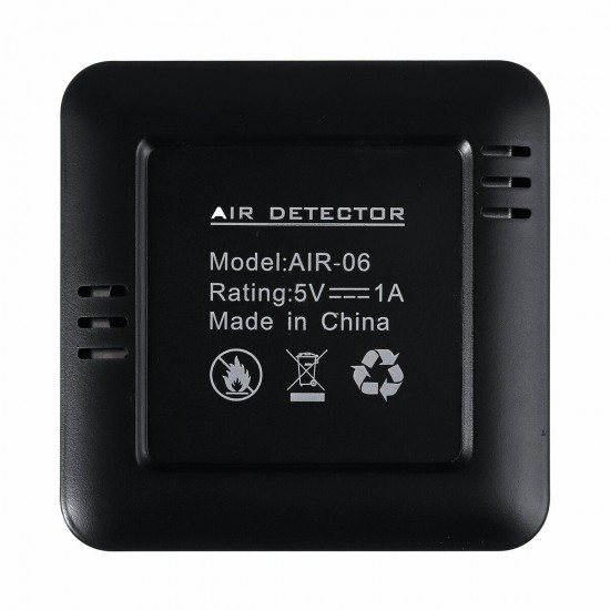 Air Quality Laser PM2.5 Monitor Detector HCHO TVOC CO2 Tester OLED Screen Home Air Quality Laser PM2.5 Monitor Detector HCHO TVOC CO2 Tester OLED Screen Home