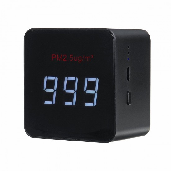 Air Quality Laser PM2.5 Monitor Detector HCHO TVOC CO2 Tester OLED Screen Home Air Quality Laser PM2.5 Monitor Detector HCHO TVOC CO2 Tester OLED Screen Home