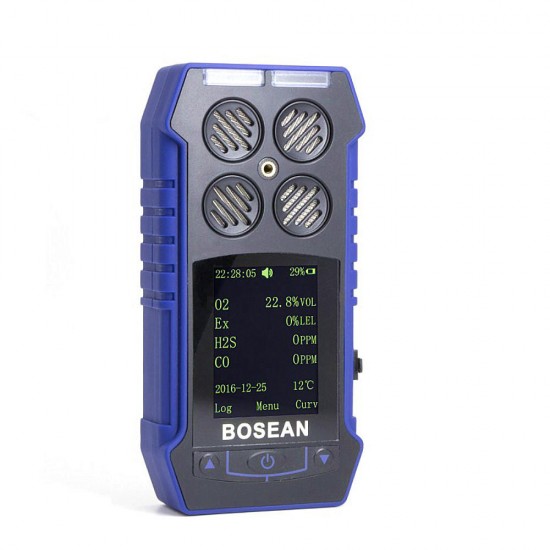 BH-4S 4 in 1 Combustible Gas Detector Oxygen O2 Carbon Monoxide Hydrogen Sulfide Toxic And Harmful Gas Concentration Detector Leak Detector BH-4S 4 in 1 Combustible Gas Detector Oxygen O2 Carbon Monoxide Hydrogen Sulfide Toxic And Harmful Gas Concentration Detector Leak Detector