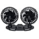 Electric USB Car Fan Double-headed Car Fan 360° Rotating & 3 Gear Cooling Fan Electric USB Car Fan Double-headed Car Fan 360° Rotating & 3 Gear Cooling Fan