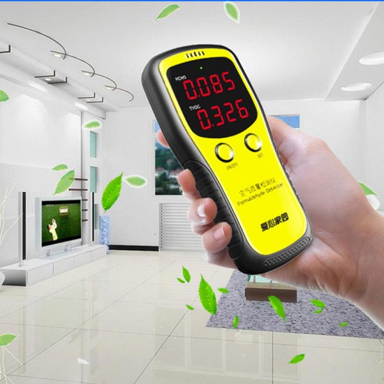 Formaldehyde Detector HCHO & TVOC Without Batteries Air Analyzers
