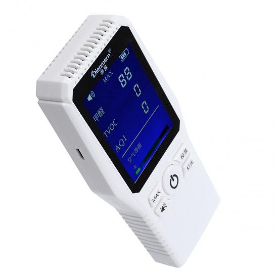 Formaldehyde Detector Tester HCHO TVOC AQI Air Quality Pollution Tester Analyze