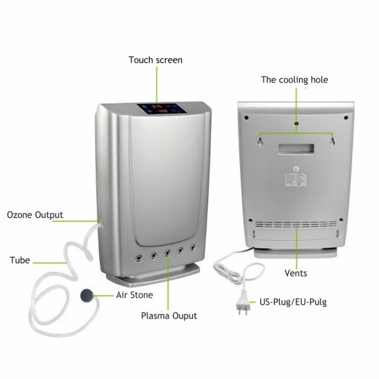 GL-3190 Air Purifier For Home Ozone Water Sterilizers Support Fruit and Vegetable Disinfection Plasma Food Preservation