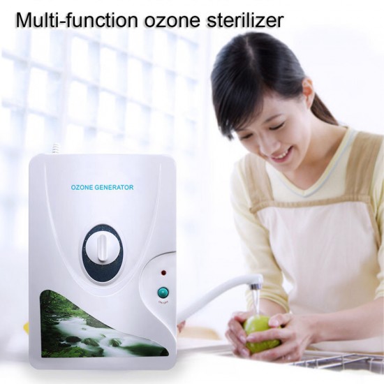 High Quality 600mg/h 220V 110V Ozone Generator Ozonator ionizer O3 Timer Air Purifiers Oil Vegetable Meat Fresh Purify Air Water
