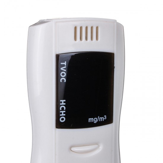 LCD Display Formaldehyde Detector HCHO TVOC Monitor Air Quality Tester LCD Display Formaldehyde Detector HCHO TVOC Monitor Air Quality Tester