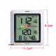 PM2.5 Air Quality Tester Monitor Wireless with Indoor Temperature and Humidity Solar Powered
