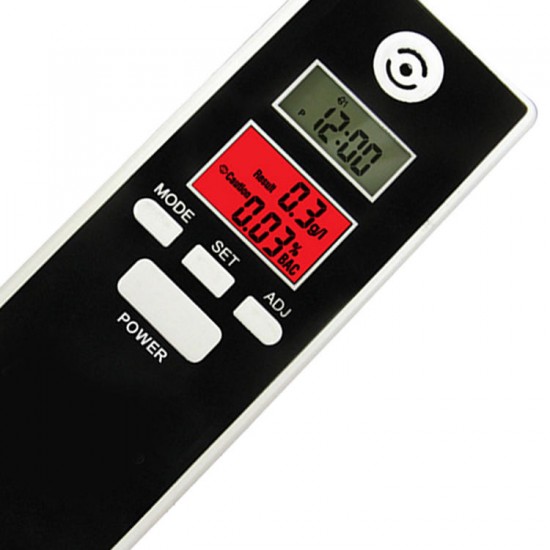 PFT-661S LCD Digital Breathalyzer Alcohol Tester Professional Breath Parking Detector Gadget With Backlight Driving Essentials