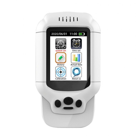 PM2.5 O3 Ozone Detector TVOC Air Quality Tester USB Instrument 2.8 LCD Screen Carbon Dioxide Formaldehyde Dust Haze Meter PM2.5 O3 Ozone Detector TVOC Air Quality Tester USB Instrument 2.8 LCD Screen Carbon Dioxide Formaldehyde Dust Haze Meter