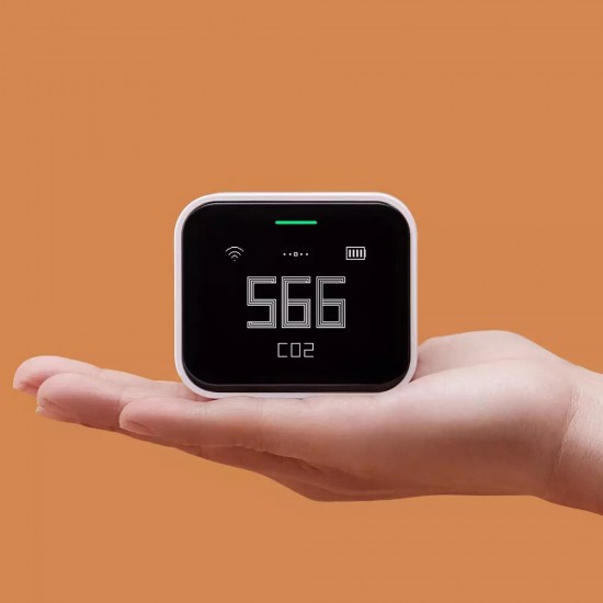 PM2.5/PM10/CO2/Temperature/Humidity 5 In 1 Wifi Air Detector Automatic CO2 Analyzer Monitor bluetooth Gateway USB Charging PM2.5/PM10/CO2/Temperature/Humidity 5 In 1 Wifi Air Detector Automatic CO2 Analyzer Monitor bluetooth Gateway USB Charging
