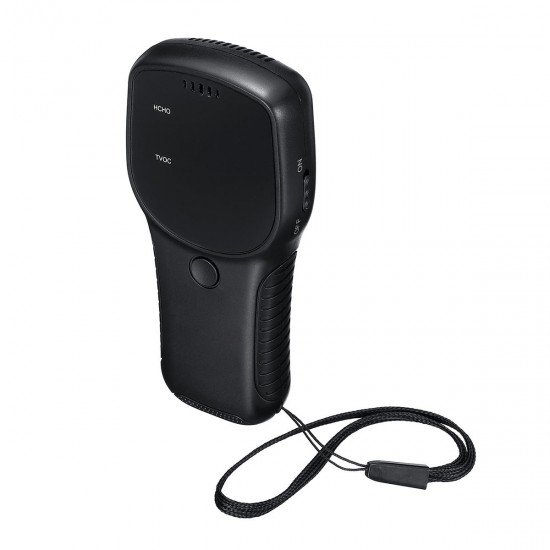 Portable Air Quality Monitor HCHO TVOC PM2.5 PM10 Formaldehyde Detector LCD Display Tester Portable Air Quality Monitor HCHO TVOC PM2.5 PM10 Formaldehyde Detector LCD Display Tester