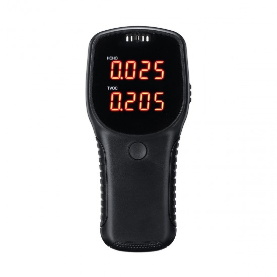 Portable Air Quality Monitor HCHO TVOC PM2.5 PM10 Formaldehyde Detector LCD Display Tester Portable Air Quality Monitor HCHO TVOC PM2.5 PM10 Formaldehyde Detector LCD Display Tester