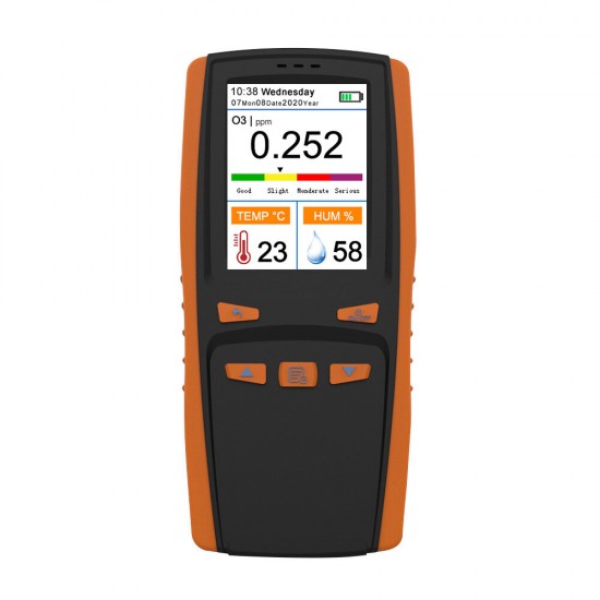 Portable Ozone Analyzer Multifunctional O3 Ozone Meter Air Detector Intelligent Sensor Ozone Meter Air Quality Pollution Monitor Portable Ozone Analyzer Multifunctional O3 Ozone Meter Air Detector Intelligent Sensor Ozone Meter Air Quality Pollution Monitor
