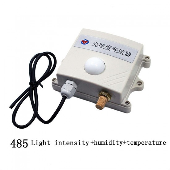 RS485 3in1 Light Intensity Sensor Modbus Protocol Temperature and Humidity Transmitter Sensor