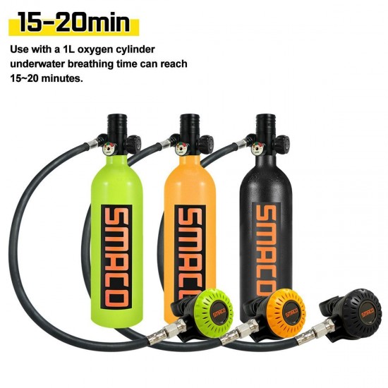 S400+ D Set 1000ML Oxygen Cylinder Diving Equipment Set For SMACO