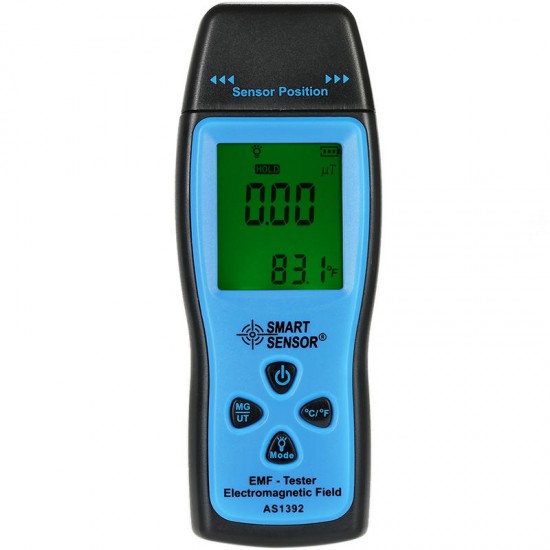 SMART SENSOR AS1392 Handheld Digital LCD Mini Radiation Dosimeter EMF Tester Electromagnetic Field Radiation Detector