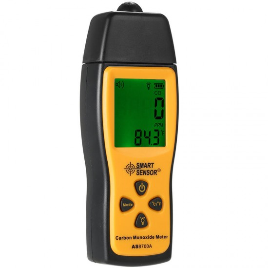 AS8700A Handheld LCD CO Gas Analyzer Carbon Monoxide Tester Gas Detector 0-1000ppm Temperature Tester