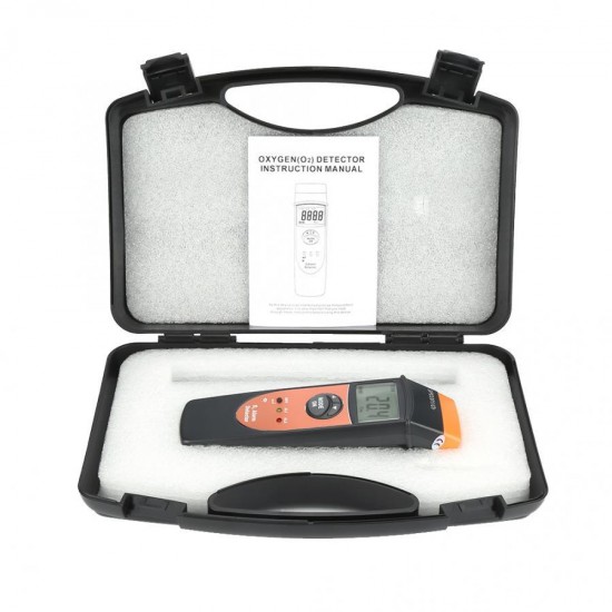 SPD201 High Portable Oxygen Alarm Digital Handheld O2 Gas Detector Tester Meter