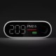 PM2.5 Air Detector Portable Sensitive Air Quality Tester LED Screen Three-color Digital Indicator One-button Operation High Precision Laser Sensor Rechargeable Lithium Battery - White