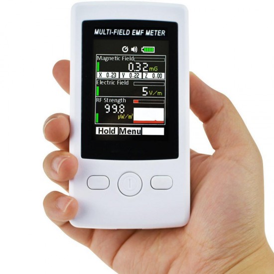 TM190 Multi-Field EMF Meter Gauss 3-axis Magnetic Electric RF Field Strenght Digital Electromagnetic Radiation Detector TM190 Multi-Field EMF Meter Gauss 3-axis Magnetic Electric RF Field Strenght Digital Electromagnetic Radiation Detector