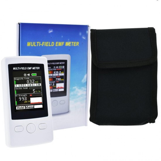 TM190 Multi-Field EMF Meter Gauss 3-axis Magnetic Electric RF Field Strenght Digital Electromagnetic Radiation Detector