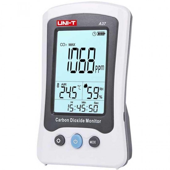 A37 Carbon Dioxide Detector CO2 Monitor Thermometer Hygrometer Temperature Humidity Meter