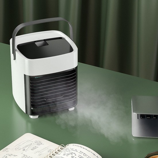 Ultra-Quiet Portable USB Air Conditioning Fan Bedroom Living Room Office Travel Water Cooling Three Wind Power