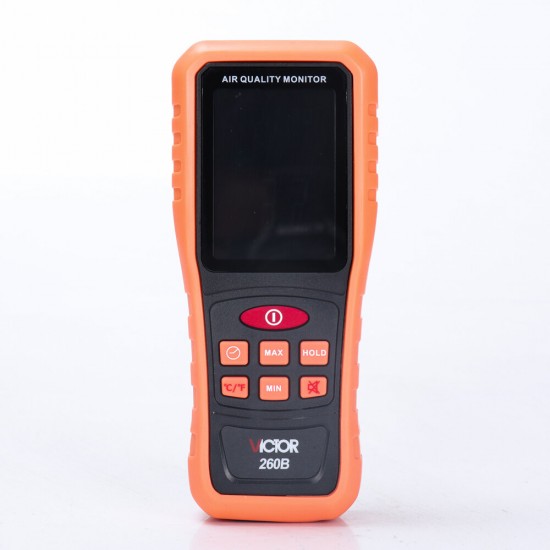 260B Handheld PM2.5 Detector Range 0~1000mg/m3 Air Quality Tester Temperature and Humidity Measurement