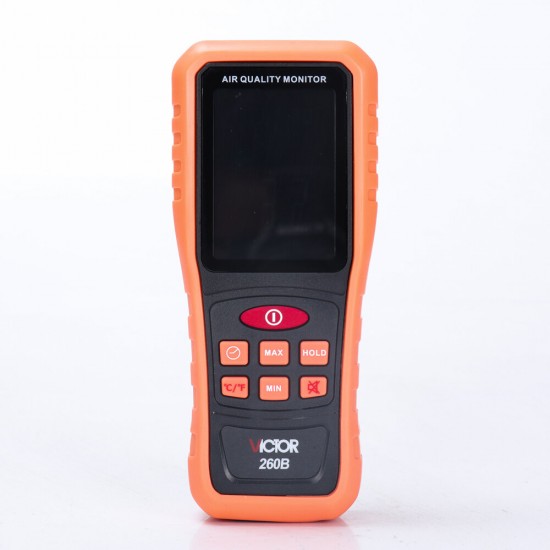 260B Handheld PM2.5 Detector Range 0~1000mg/m3 Air Quality Tester Temperature and Humidity Measurement 260B Handheld PM2.5 Detector Range 0~1000mg/m3 Air Quality Tester Temperature and Humidity Measurement