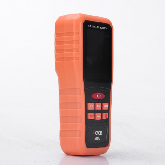 260B Handheld PM2.5 Detector Range 0~1000mg/m3 Air Quality Tester Temperature and Humidity Measurement