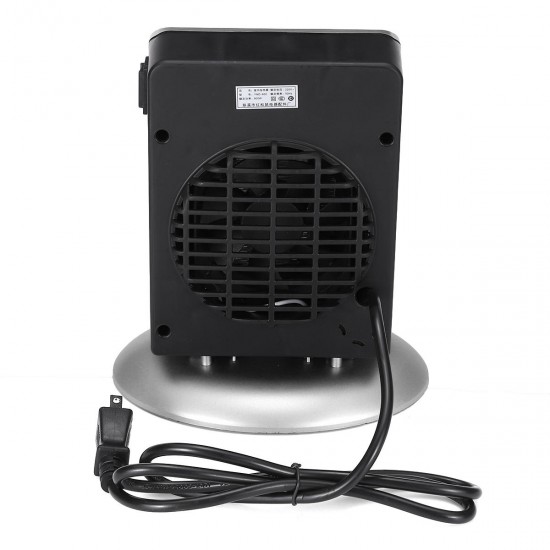 Winter 900W Mini Space Fan Heater Portable Electric Wall-outlet Furnace Warmer