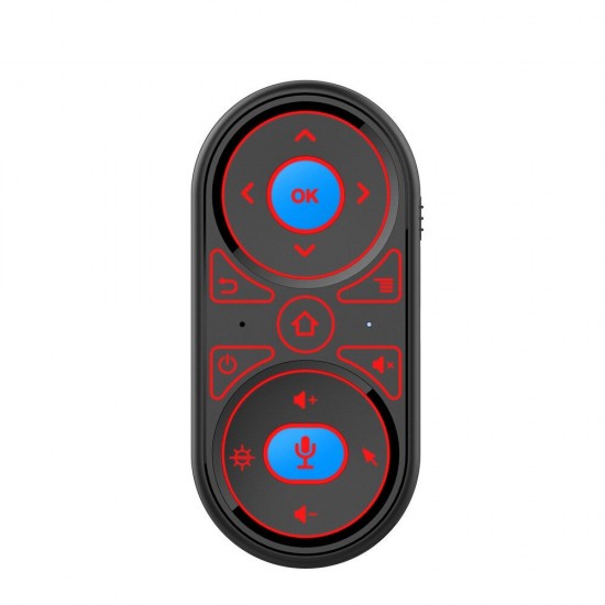 G11 Air Mouse 6 Gyro Google Voice Control RGB Backlit Smart Remote Control 2.4G Wilress Rechargeable Mini Remote
