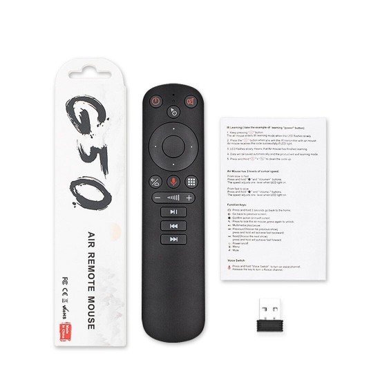 G50S 2.4G Air Mouse Voice Control Remote Control For Tv Box/Projector/TV/Androaid/Windows G50S 2.4G Air Mouse Voice Control Remote Control For Tv Box/Projector/TV/Androaid/Windows