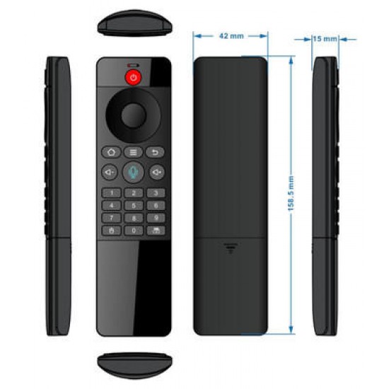 GJ60 2.4GHz Air Mouse Voice Control Gyros Remote Control GJ60 2.4GHz Air Mouse Voice Control Gyros Remote Control
