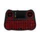 MT08 2.4G Air Mouse 6 Gyro Fly Air Mouse Rainbow Backlight Remote Control Mini Keyboard for Android Smart TV Box