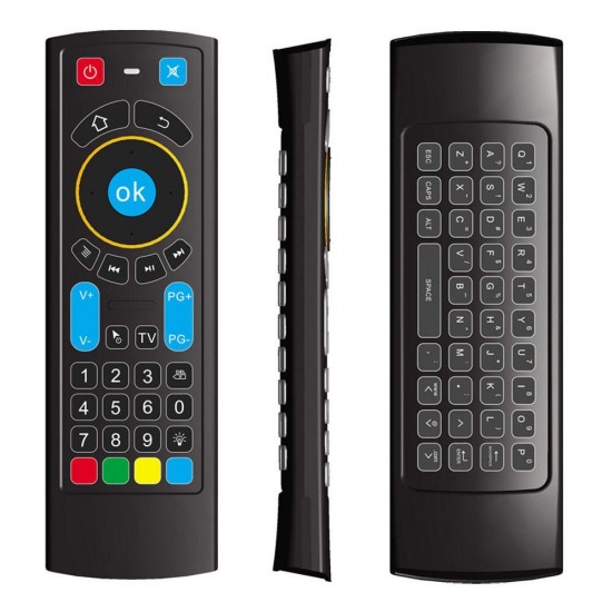 MX3 PRO 2.4GHz Air Mouse 6 Axis Backlit Remote Control Mini Keyboard for Android Smart TV Box