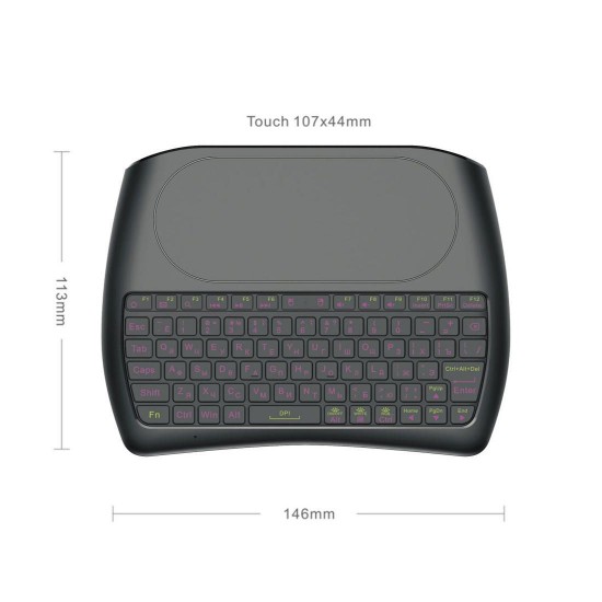 Mini I8 D8-S English Russian Laser Version wireless 2.4GHz keyboard MX3 Air Mouse