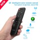 Q9 Intelligent Air Mouse BT Voice Remote Control 2.4G Wifi 22 Keys 6 Key IR Plastic Silicone Black Fly Air Mouse Per Android Tv Box /Mini Pc/Tv/Win 10