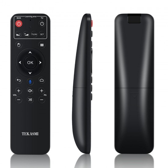 Q9 Intelligent Air Mouse BT Voice Remote Control 2.4G Wifi 22 Keys 6 Key IR Plastic Silicone Black Fly Air Mouse Per Android Tv Box /Mini Pc/Tv/Win 10