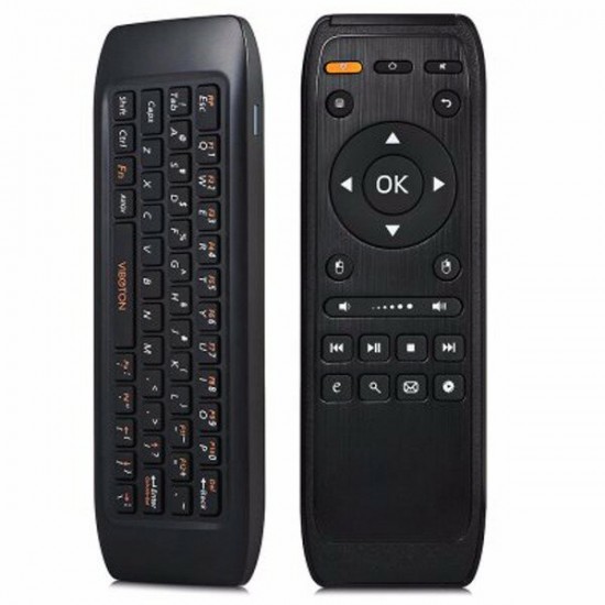 KB-91 2.4GHz Air Mouse Wireless Keyboard Remote Control Built in Li-ion Battery with USB Receiver