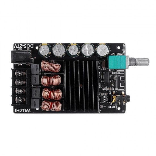 1002 HIFI 2x100W TPA3116 AUX+ bluetooth 5.0 HIFI High Power Digital Amplifier Stereo Board AMP Amplificador Home Theater