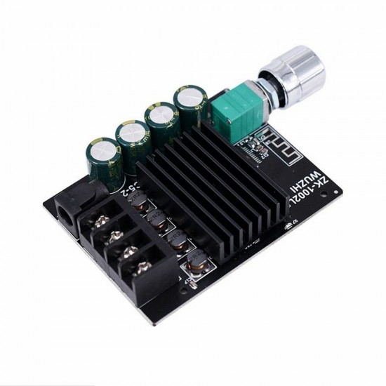 1002L MINI 2x100W TPA3116 bluetooth 5.0 Digital Power Amplifier Board with Switch and Adjustable Volume with Shell