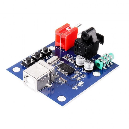 10pcs PCM2704USB Sound Card DAC Decoder USB Input Coaxial Fiber HIFI Sound Card Decoder (C6B4) 10pcs PCM2704USB Sound Card DAC Decoder USB Input Coaxial Fiber HIFI Sound Card Decoder (C6B4)