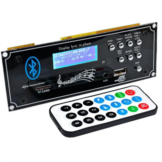 2.1 Bluetooth Car Audio Decoder Board MP3 Player Decoding Module with USB Aux DIY for Amplifiers Board Home Theater 2.1 Bluetooth Car Audio Decoder Board MP3 Player Decoding Module with USB Aux DIY for Amplifiers Board Home Theater