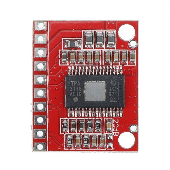 2X50W Dual Sound Digital Amplifier Board 4-24V