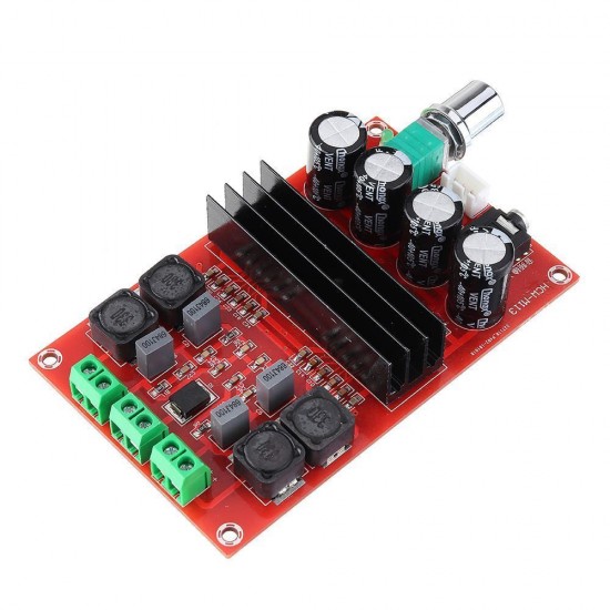 2x100W XH-M190 TPA3116 D2 Dual Channel Digital Audio Amplifier Board TPA3116D2 Two Channel Module 100W+100W 12-24V 2x100W XH-M190 TPA3116 D2 Dual Channel Digital Audio Amplifier Board TPA3116D2 Two Channel Module 100W+100W 12-24V