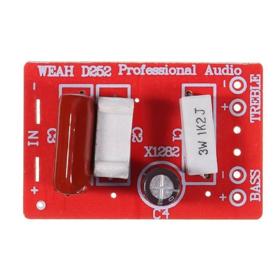 30pcs WEAH-252 2-way Divider Frequency Speaker Crossover Home Audio High and Low Sound Quality Improvement 30pcs WEAH-252 2-way Divider Frequency Speaker Crossover Home Audio High and Low Sound Quality Improvement