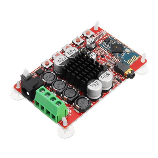 3Pcs 50W+50W TDA7492 CSR8635 Wireless bluetooth 4.0 Audio Receiver Amplifier Board NE5532 Preamp