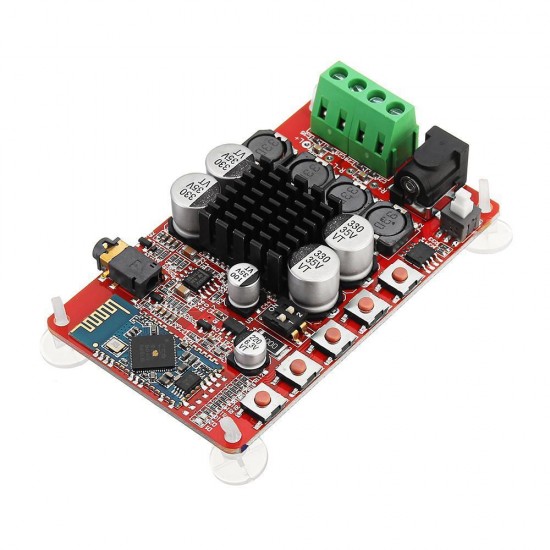 3Pcs 50W+50W TDA7492 CSR8635 Wireless bluetooth 4.0 Audio Receiver Amplifier Board NE5532 Preamp